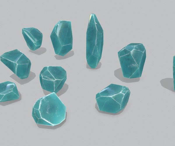 ArtStation - crystal set | Game Assets