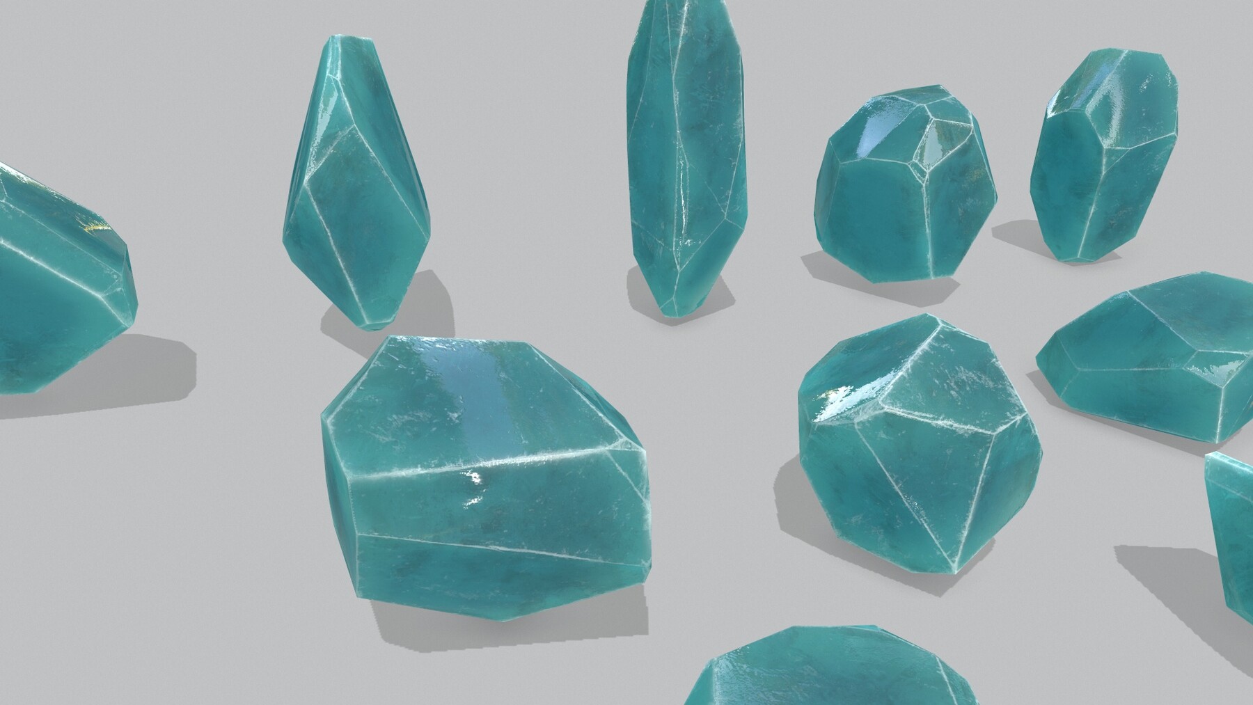 ArtStation - crystal set | Game Assets