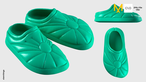 Streetwear Footwear #001 - Clo 3D / Marvelous Designer + FBX / DIGITAL FASHION / HYPEBEAST / FUTURE FASHION / PDF CHANNEL