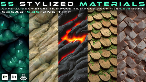 55 Stylized Material