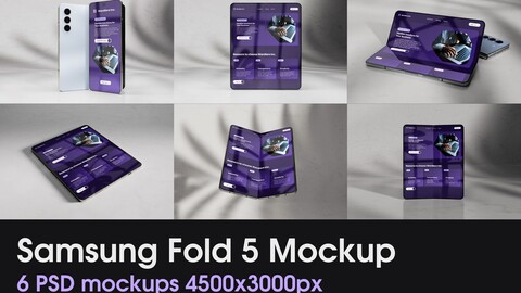 Samsung Fold 5 Mockup