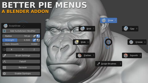 Better Pie Menus