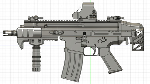 [CAD] FN SCAR-SC