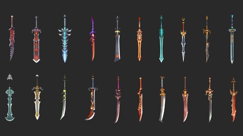 Fantasy Sword Collection Pack 03