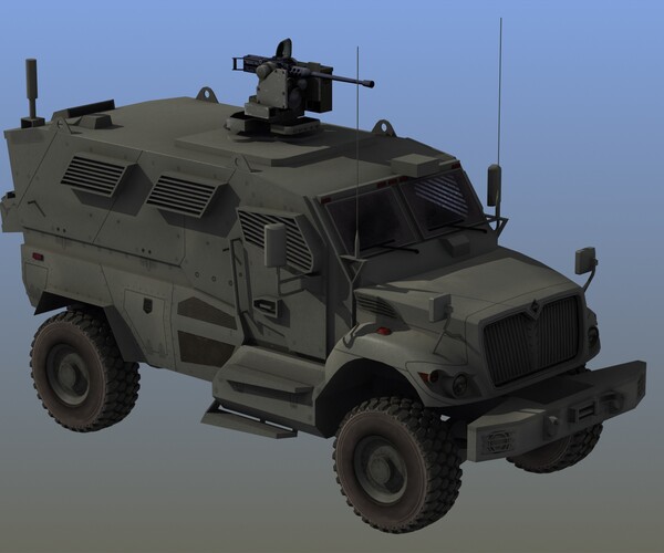 ArtStation - M1224 MaxxPro Armored Truck | Game Assets