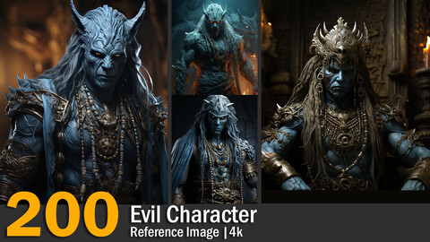 Evil Character | Reference Images | 4K