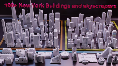 100+ High Detailed New York Buildings and Skyscrapers