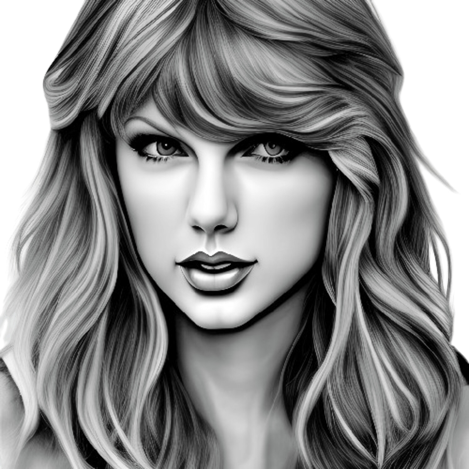 ArtStation - pensil drawing Taylor Swift art print | Artworks