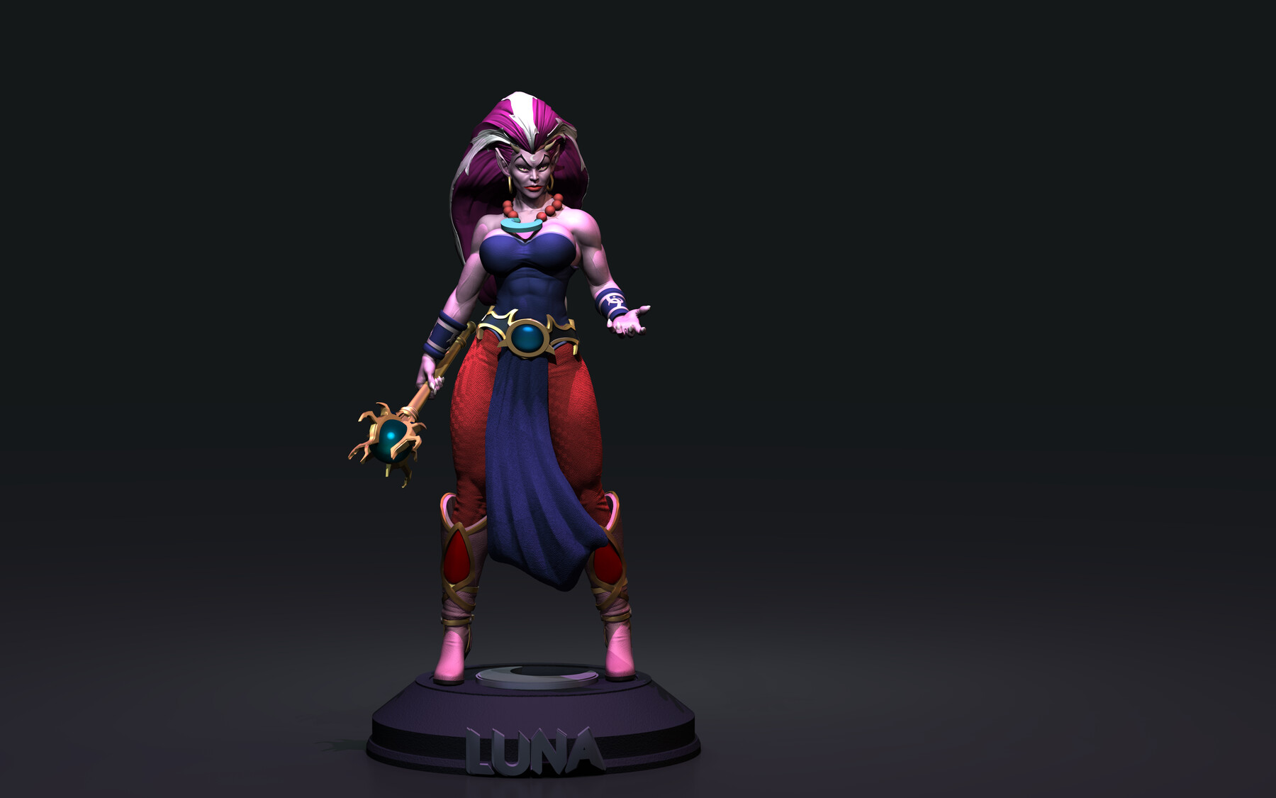 ArtStation - Queen Luna Lunatacs + Amok thundercats villains STL files ...