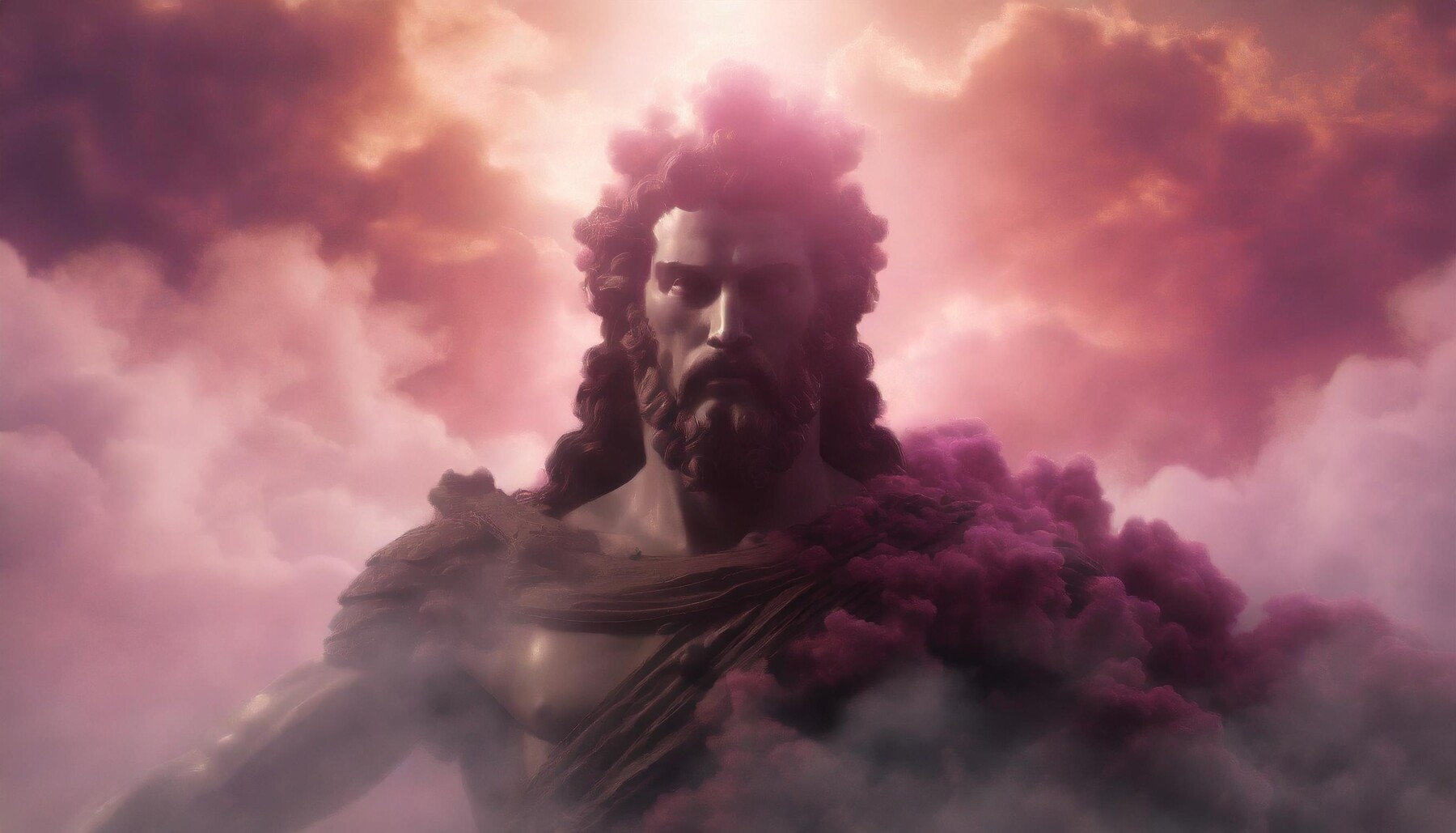 ArtStation - Greek god in the clouds | Artworks