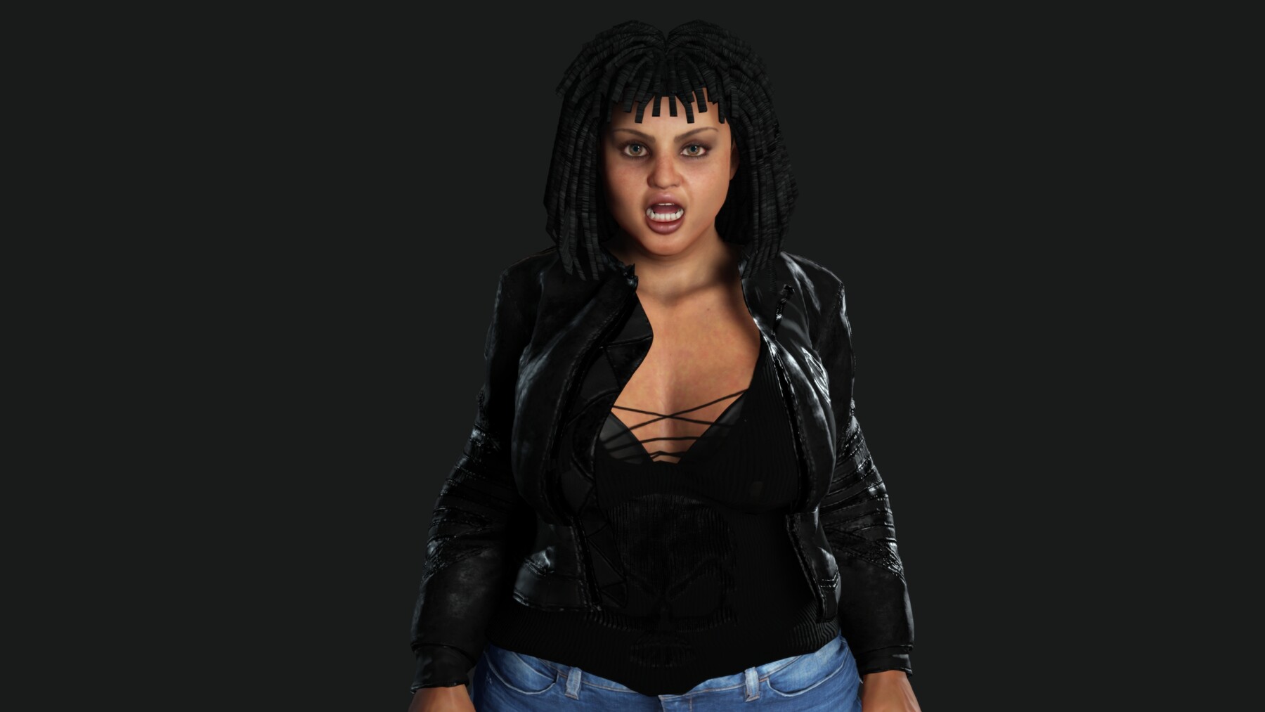 ArtStation - AAA 3D REALISTIC FEMALE CHARACTER - AFRICAN / FAT WOMAN / GTA  / NPC | Game Assets