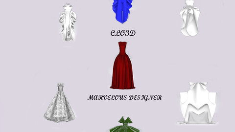 3d Costumes and Gowns Collection