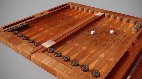 Board game Backgammon