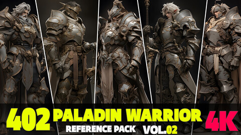 402 4K Paladin Warrior Reference Pack Vol.02