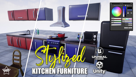 Stylized Kitchen Furniture