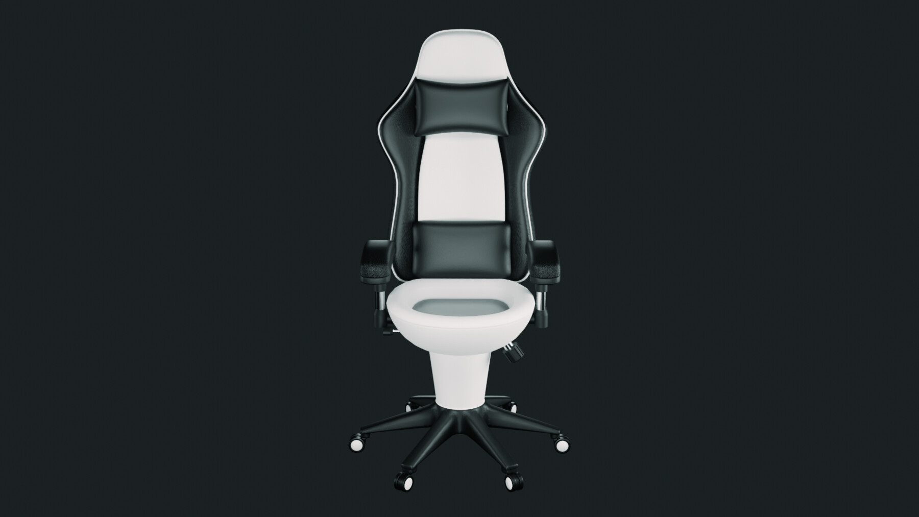 ArtStation - Gaming Chair Toilet Model Black Color | Resources