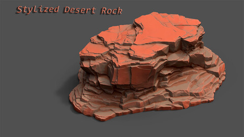 Stylized Desert Rock