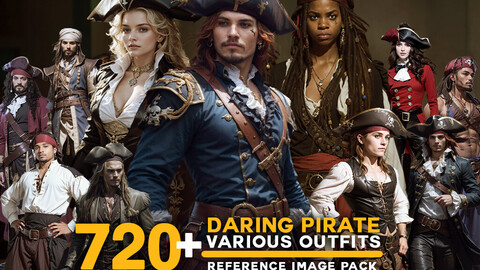 Daring Pirate Various Outfits