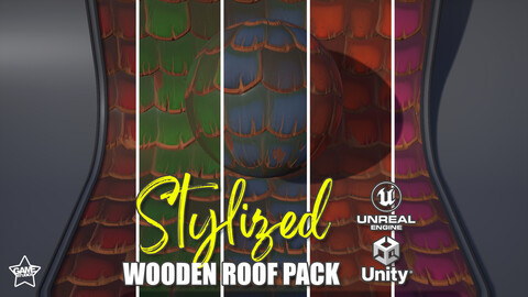 Stylized Wooden Roof Pack