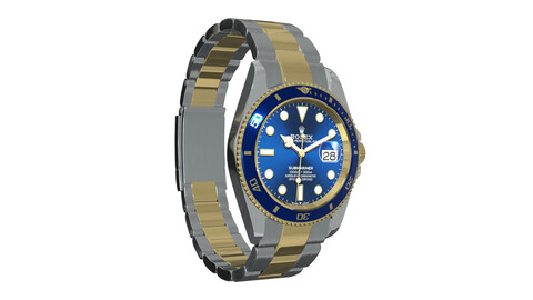 Rolex Submariner Date Oystersteel and yellow gold - Blue Ceramic