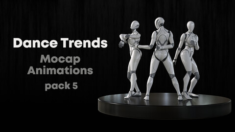 Tik Tok Trends | Mocap Dance Animations | Pack 5