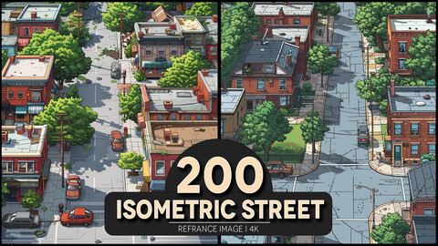 Isometric Street 4K Reference/Concept Images