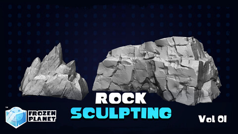 Mastering Rock Sculpting Tutorial in Zbrush Vol 01