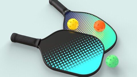 Pickleball set Paddles and Balls