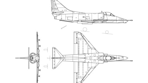 ArtStation - Douglas A 4E Skyhawk svg vector file svg Air Plane, us ...