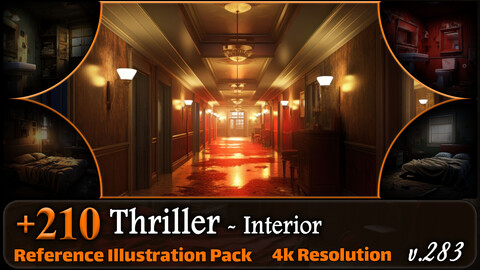 210 Thriller Environment - Interior Reference Pack | 4K | v.283