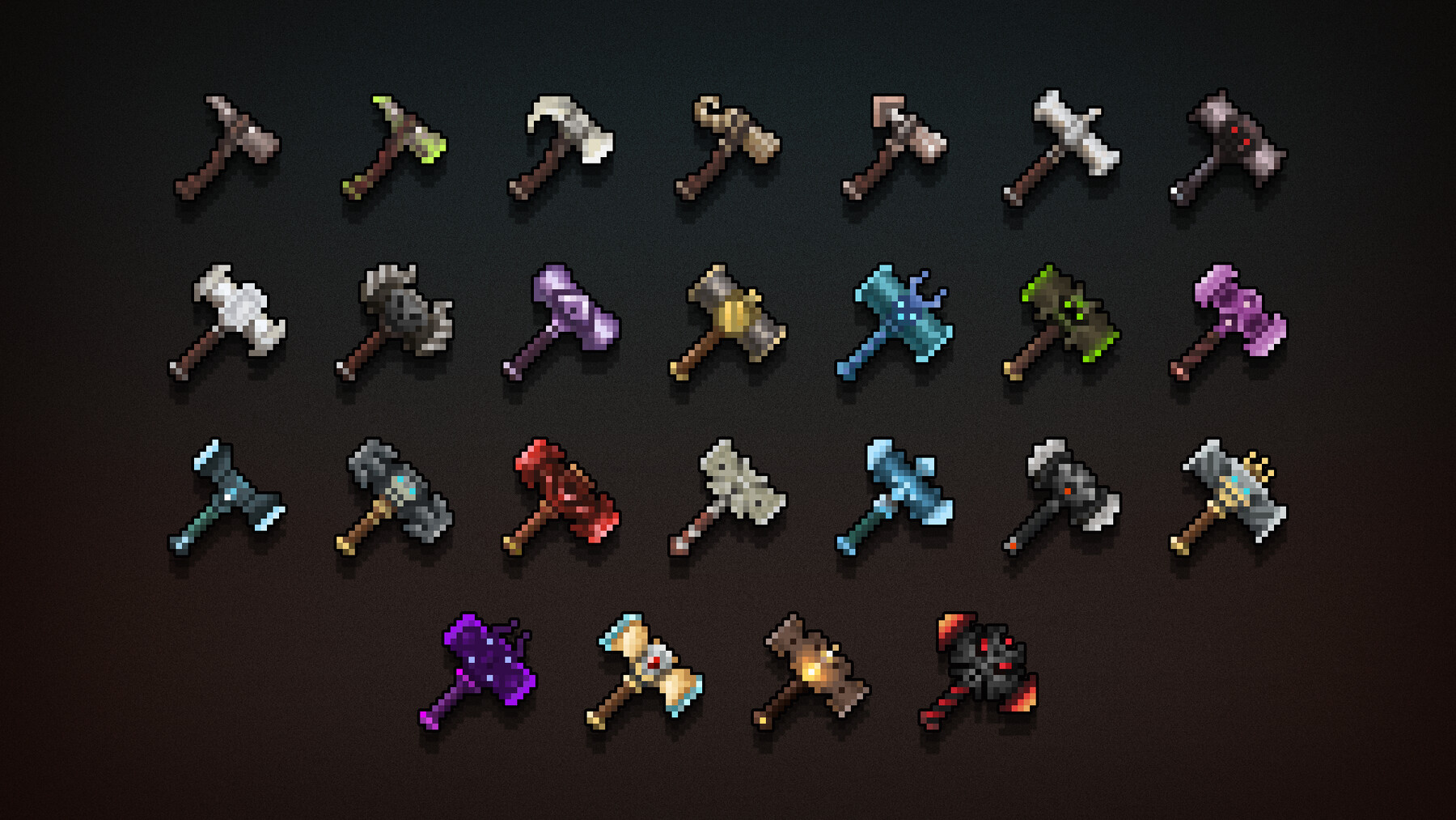 ArtStation - 2D Pixel - RPG Icon Pack | Game Assets