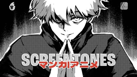 Manga Screentone Brushes for Affinity