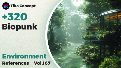 +320 Biopunk Environment Concept(4k)