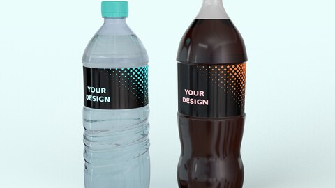 Water and Soda Bottles