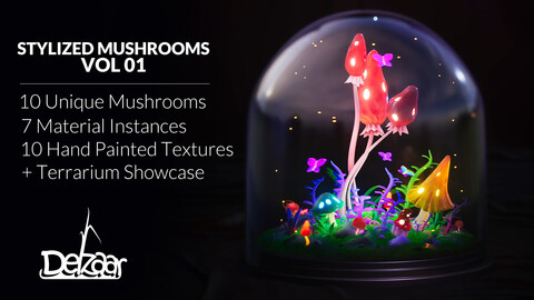 Stylized Mushroom Vol 01