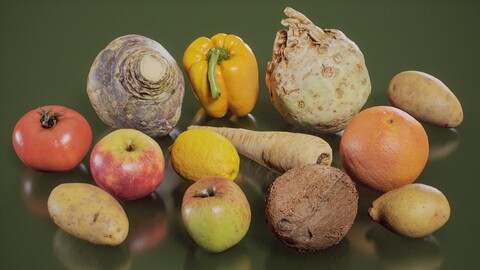 13 Vegetables and Fruits