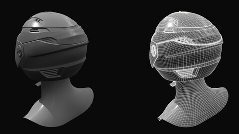 Helmet Base Mesh