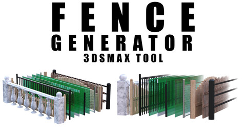 3dsmax Fence Generator (maxscript)