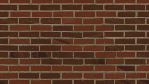 Brick Seamless Texture 2k (2048*2048) | EXR 5 | JPG 5 File Formats All Texture Apply After Object Look Like A 3D. (1K preview image)