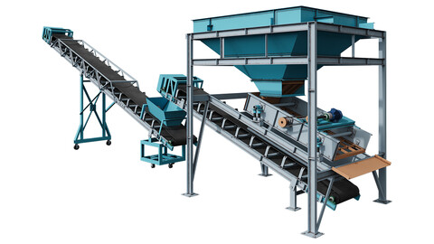 Vibrating Screen Machine for Concrete Batching Plant