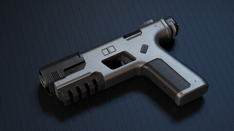 Sci-fi Cell-powered Pistol