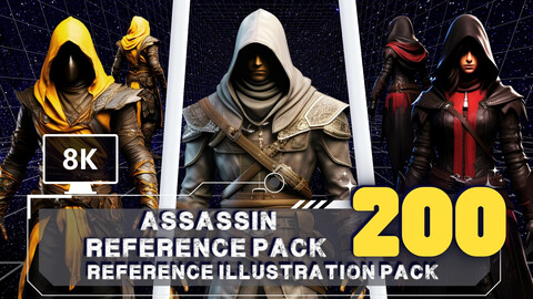 200 Assassins Pack | 8K Reference Pack