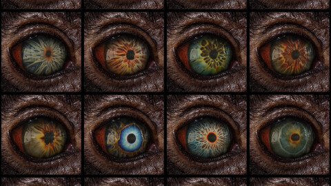 Beast Fantasy Eyes Vol 01 - PBR