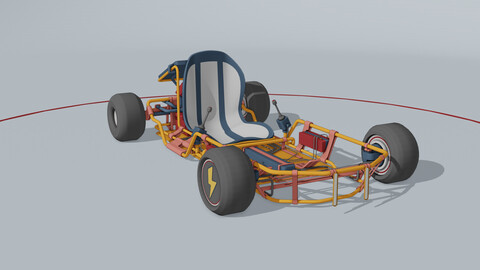 buggy & karting /Part1 Render engine Workbench