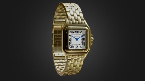 Realtime 3D Model / Cartier / Panthere de Cartier (PBR, blend, Glb)