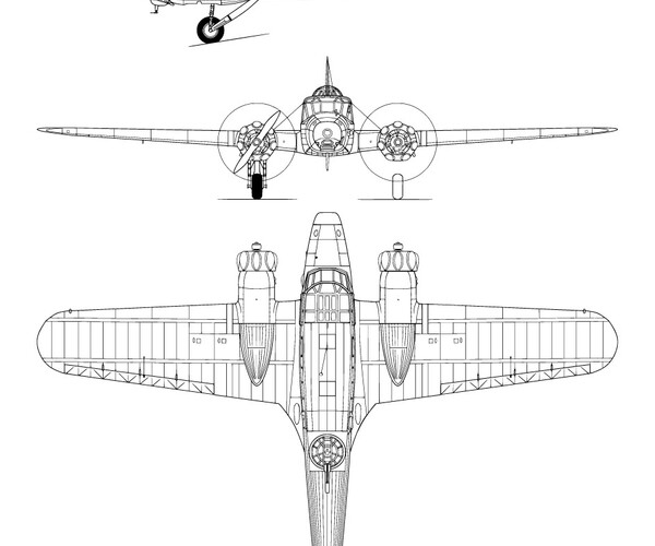 ArtStation - Avro Anson Mk svg vector file, helicopter, fighter, jet ...