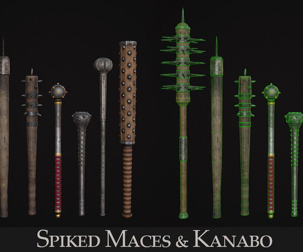 ArtStation - Medieval Weapon - Maces | Game Assets