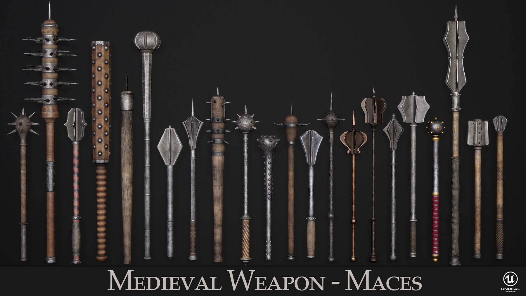 ArtStation - Medieval Weapon - Maces | Game Assets