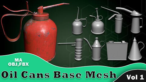 30 Oil Cans Base Mesh Vol 1