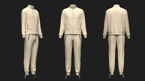 Men's Tracksuit 3d Model